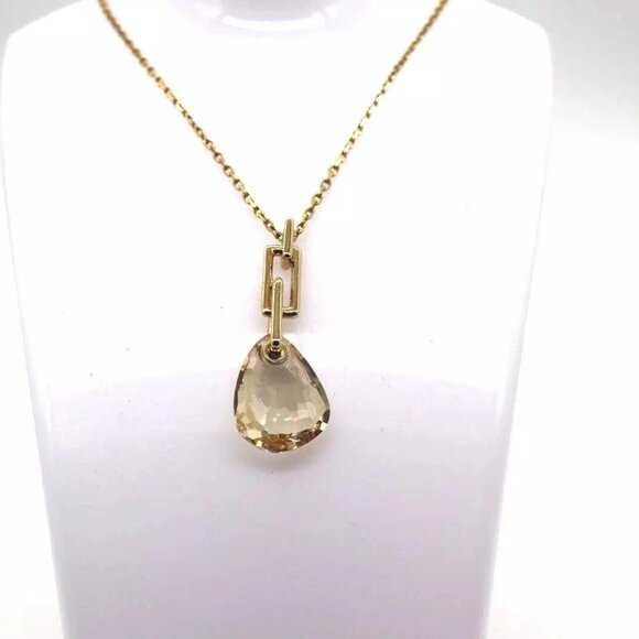 Swarovski Designer Rare Desert Glow Colored Parallel Necklace. Luxurious! NEW. - Picture 2 of 5